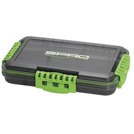 SPRO WP TACKLE BOX 3500 - 10X7.4X1.87IN - BLACK/GREEN