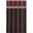 thumbnail image 4 of 13pc DYNASTY  Hotel Desing Collection Bathroom Shower Curtain 70" X 72" With 12 Cover Hooks, 4 of 4
