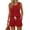 Deep Red, variant on Short Sets for Women 2 Piece Outfits Sleeveless Stripe Floral Print Tops Short Sets Summer Vacation Outfits Going Out Tops