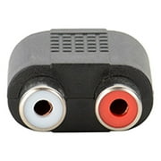 3.5mm Female To Double Female Audio Adapter 1 Female Aux Jack To 2RCA Male Jack