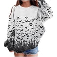 thumbnail image 3 of Piuwrlz Kid Halloween Pattern Hoodies Girls No Hat Sweatshirts Long Sleeve Pullover Multicolor Size 1-2 T, 3 of 5