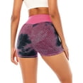 thumbnail image 2 of FUTATA Women's High Waisted Yoga Shorts Ruched Butt Lifting Textured Shorts Tummy Control Tie Dye Beach Hot Pants For Sports Running Workout, 2 of 6