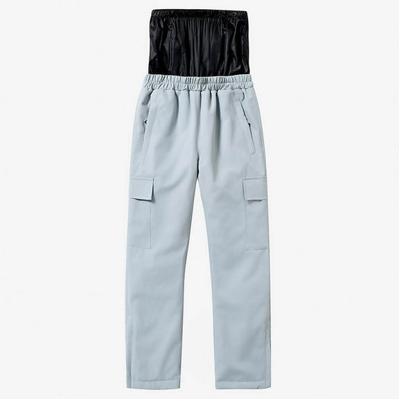 Kids Snow Pants Kids Waterproof Snow Ski Pants Heavyweight Waterproof Snowboard Pants Kids Lined Hiking Snow Ski Pants Outdoor Windproof Snowboard Pants