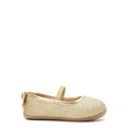 thumbnail image 5 of Wonder Nation Baby Girl Ballet Flat Shoes, Sizes 2-6, 5 of 5