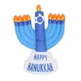 thumbnail image 2 of Menorá inflable de Hanukkah Gemmy Industries Christmas, 2 of 7