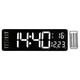thumbnail image 2 of Reloj de pared LED digital de 15 "Pantalla USB con telemando con escritorio de calendario y calendario de pared Temperatura del, 2 of 9