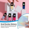 thumbnail image 4 of Uxcell Reflective Round Small Number Stickers, Self Adhesive Laser Consecutive Numbered Stickers Numbers 10, 4 of 7