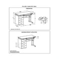 thumbnail image 4 of Techni Mobili Bureau d'Ordinateur Stratifié en Acajou, 4 of 4