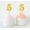 Yellow, variant on Darling Souvenir, Number 5 Birthday Year Cupcake Toppers, Birthday/ Anniversary Party Dessert Decorations - Pack Of 20
