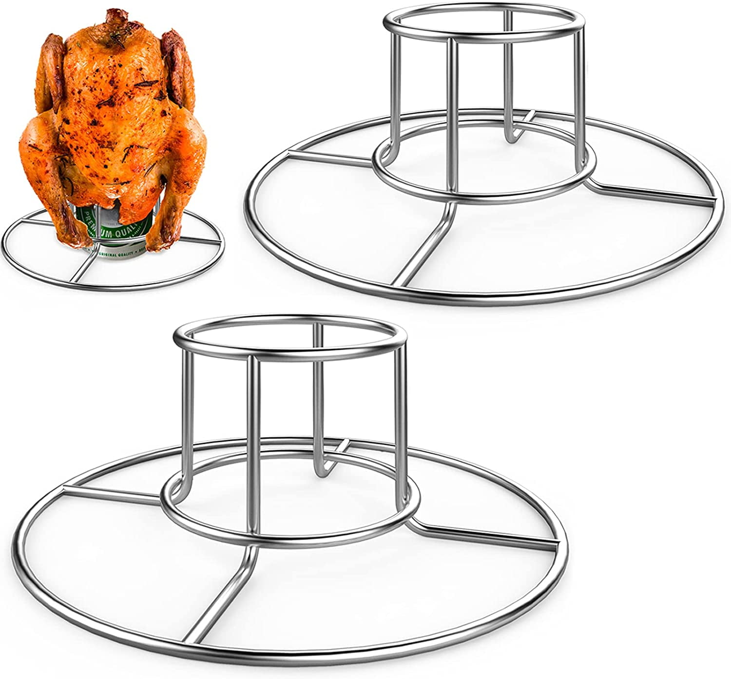 Rawiri RUSFOL Beercan Chicken Rack, soporte de pollo de acero ...