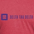 thumbnail image 3 of CafePress - Delta Tau Delta Purple Signature T Shirt - Mens Tri-blend T-Shirt, 3 of 4