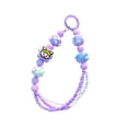 thumbnail image 4 of Llavero con cuentas, llavero de pulsera con dijes para mochila, bolso, regalo para mujer Púrpura, 4 of 8