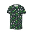 thumbnail image 3 of Honeii Dinosaur and Bone Print Kids Boy T-Shirt,Breathable Round Neck Tee,Stylish Summer Tee for Boys, for Outdoor Activities and Casual Wear, 3 of 7