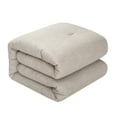 thumbnail image 3 of Grace Living Zipporah Cotton Comforter Set - Exceptionally Cozy, Solid Neutral Color, 3 of 5