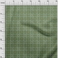 thumbnail image 3 of oneOone Silk Tabby Forest Green Fabric Asian Block Sewing Craft Projects Fabric Prints By Yard 42 Inch Wide, 3 of 4