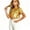 Gold, variant on Metallic Dance Tops for Girls Long Sleeve Cropped Y2K Top Shiny Disco Party Tee Shirts Hip Hop Dancewear 2-15 Years
