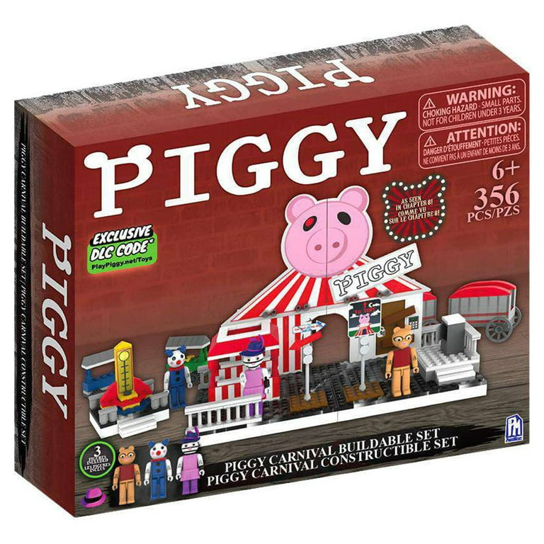 Roblox PIGGY Carnival Build Buildable Set 356 Pcs NEW DLC Code Figures  Included