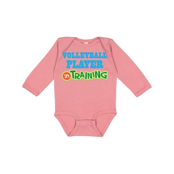 Inktastic Volleyball Player Kids Boys or Girls Long Sleeve Baby Bodysuit