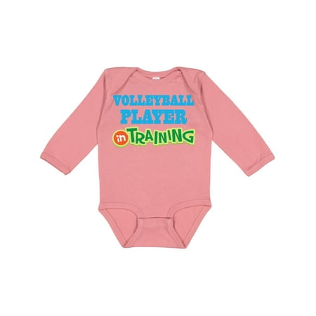 

Inktastic Volleyball Player kids Gift Baby Boy or Baby Girl Long Sleeve Bodysuit