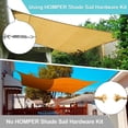 thumbnail image 4 of SHAR Kit de Fixation de Voile d'Ombrage - Voile d'Ombrage en Acier Inoxydable 304 6mm, Kit de Fixation de Voile d'Ombrage pour Triangle, Carré et Rectangulaire, Kit de Fixation de Voile d'Ombrage Antirouille, 4 of 5