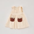 thumbnail image 1 of Nuevo vestido informal sin mangas de verano para niñas de 0 a 4 años, vestidos de princesa con bolsillo de retales de estilo Retro para niños, ropa para bebés y niños, 1 of 6