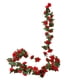 thumbnail image 5 of Guirnalda de flores artificiales de 2,5 m, realista, resistente a los rayos UV, de ratán, para bodas, fiestas, decoración colgante de simulación., 5 of 8