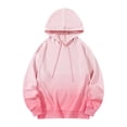 thumbnail image 1 of Men's Casual Brief Pocket Hooded Sweatshirt with Gradient Design, 1 of 2