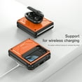 thumbnail image 5 of Nalacover for Samsung Galaxy Z Flip 4 Wireless Charging Case,Full-Body Protection Military Grade Heavy Duty Rugged Hard PC Armored Dual Layer Built-in Screen Protector Shockproof Cover.Orange, 5 of 9