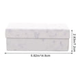 thumbnail image 2 of CIMAXIC christmas 2Pcs Gift Box Marble Pattern Jewelry Boxes Christmas Luxury Presentation Gift Box,5.83"X2.83"X2.17", 2 of 4