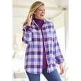 thumbnail image 5 of Woman Within Plus Size Classic Flannel Shirt, 5 of 5