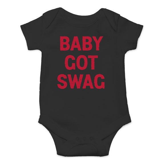 Baby Got Swag - I Invented Swag, Funny Hip Hop - Cute One-Piece Infant Baby Bodysuit (