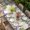 Light Purple Green Beige, variant on Purple Flowers Table Cloths for 4 Foot Rectangle Tables, Spring Leaves Floral Plants Beige Patio Waterproof Elastic Fitted Tablecloths, Washable Rectangular Table Cover for Camping