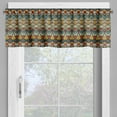 thumbnail image 2 of Ambesonne African Window Valance, Folk Art Sharp Motifs, 54" X 12", Multicolor, 2 of 5