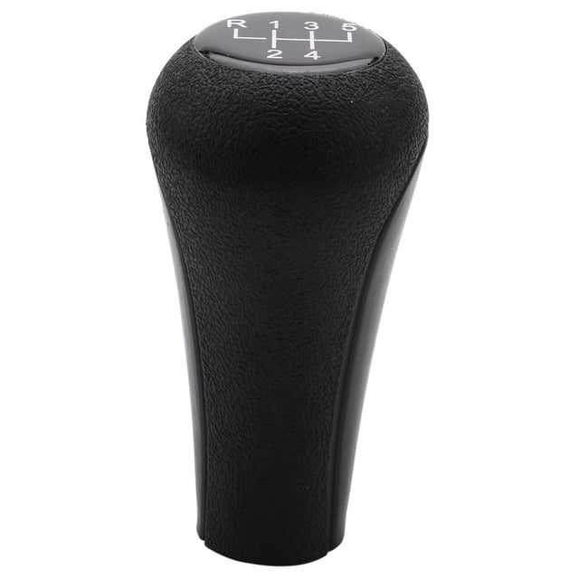 5 speed Manual Plastic Shift Knob 12mm Stick Hole (Black) for Series 1