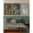 thumbnail image 3 of SHENIFY Vintage Flower Wall Art 16x24in3pcs Natural Framed Retro Floral Wall Hanging Decor Rustic Farmhouse Colorful Botanical Prints Artwork for Bathroom Dining Room Kitchen, 3 of 5