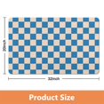 thumbnail image 4 of Non-Slip Checkered Luxury Bath Rug | 20x32in, Extra Soft | Absorbent Microfiber Bath Carpet for Elegant Bathroom Floors, 4 of 5