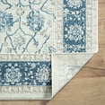 thumbnail image 5 of LR Home Isone Kate Blue/Ivory Transitional Floral Polyester Blend Area Rug, 9' x 12', 5 of 8