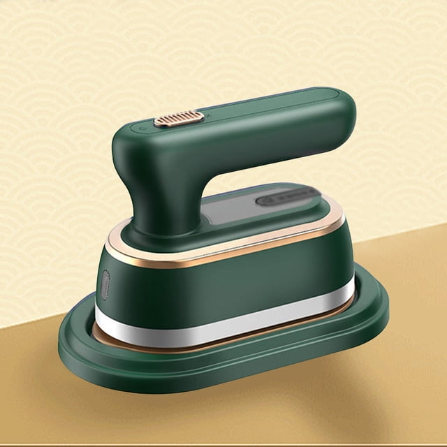 Drppepioner 1200W Portable Mini Ironing Machine, 180°Rotatable Handheld Steam Iron, Foldable Travel Garment for Fabric Clothes,Good for Home and Travel