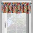 thumbnail image 2 of Ambesonne Toucan Window Valance, Tropical Birds Rainforest, 54" X 12", Dark Salmon Multicolor, 2 of 5