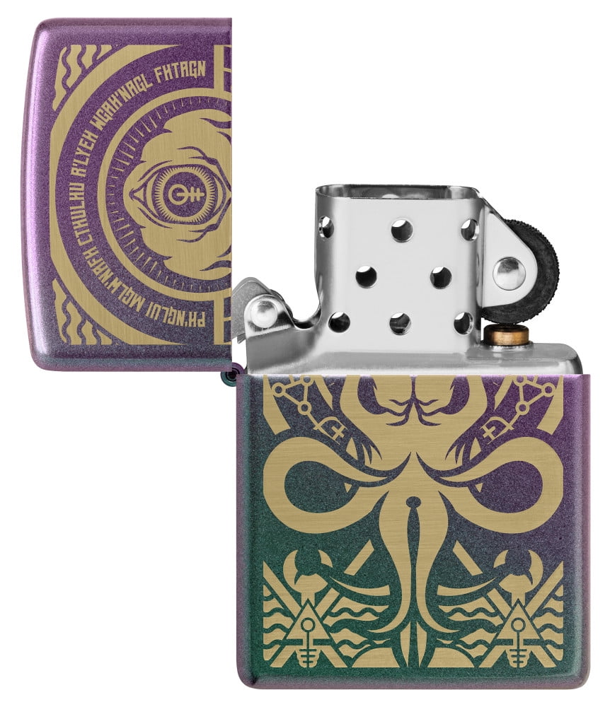 Zippo Evil Design Iridescent Pocket Lighter