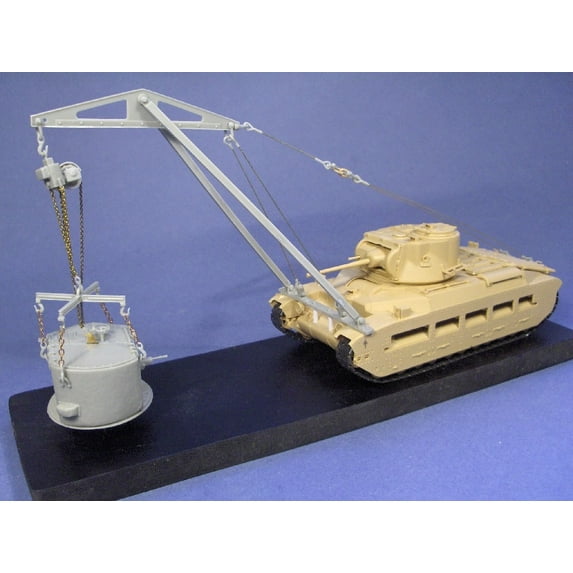 Resicast 1:35 CDL Matilda crane for CDL units for Tamiya #351235