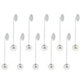 thumbnail image 2 of 10Pcs Lapel Pins Blank Tray Long Plug Corsage Pins with a Thin and Long, 2 of 9