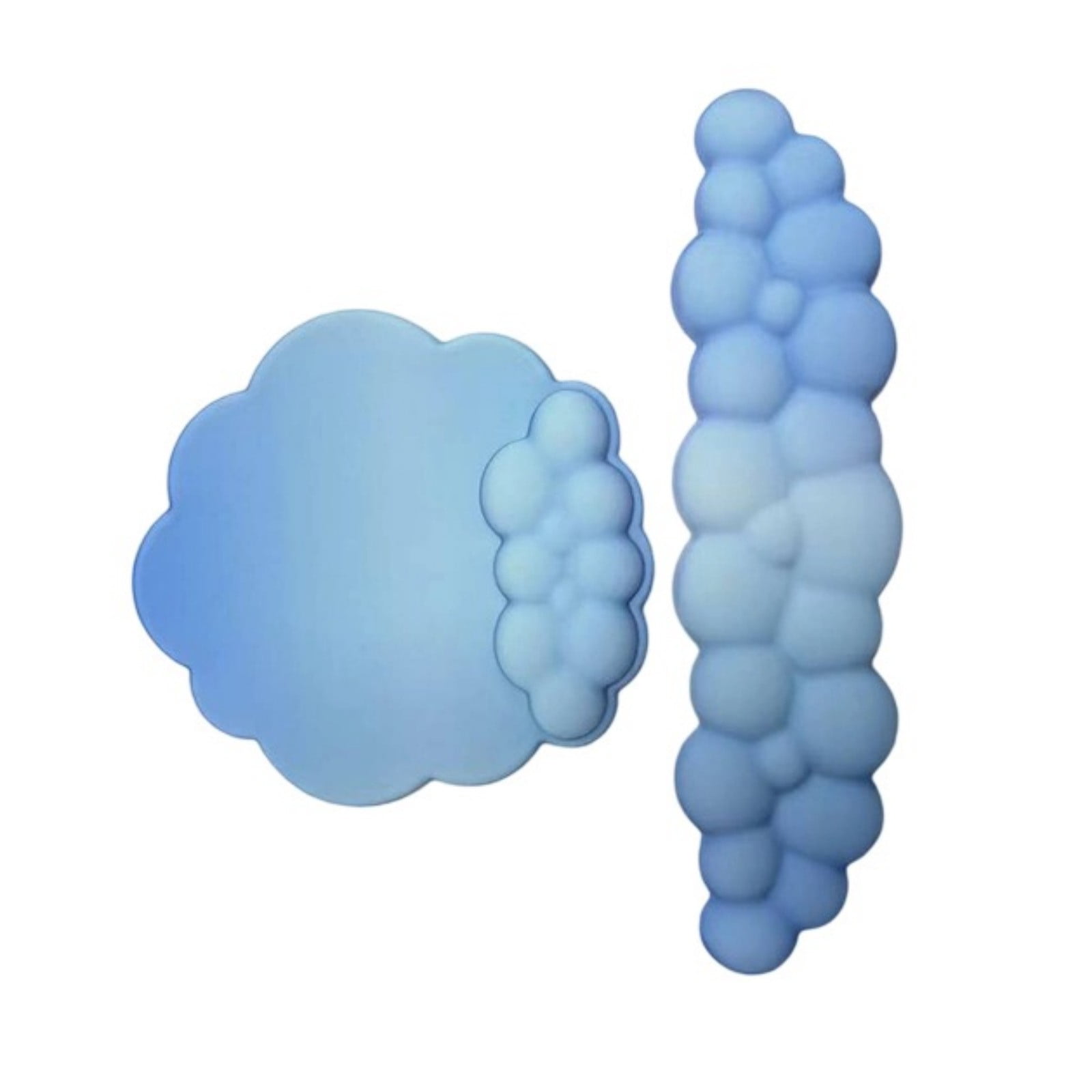 Silicone Pad Wrist Rest Support Pad Cloud Pad Ergonimic Keyboard Cloud Wrist Rest Set 3PCS