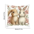 thumbnail image 3 of Fridja Holiday Easter Decorations Easter Pillowcase with Hidden Zipper Great Gift for Family for Home Bedroom Living Room office Spring Holiday Decor, 3 of 5