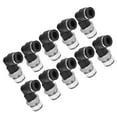 thumbnail image 4 of 10Pcs Pneumatic Connectors L Shape Right Angle External Thread Quick Pipe Fittings  Compressor Accessories, 4 of 8