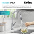 thumbnail image 5 of KRAUS Oletto Robinet de Cuisine à Bec Rétractable à une Poignée en Chrome, KPF-2820CH, 5 of 5