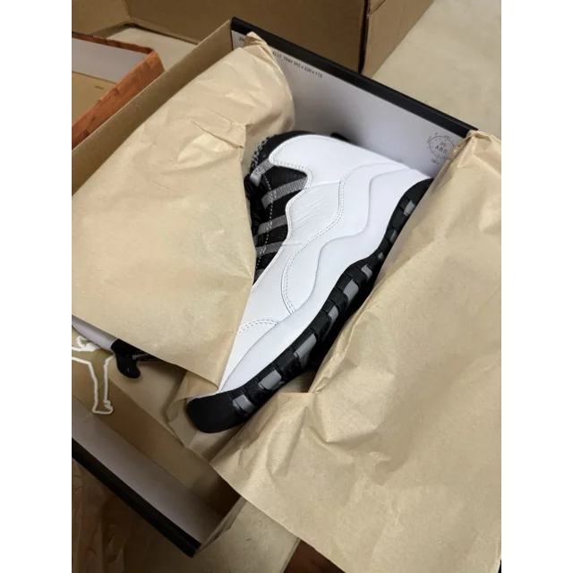 Size 6.5Y- A i r-Jor-dan 10 RETRO STEEL GS (2025) IB7359-104 In Hand Ships Asap