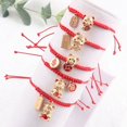 thumbnail image 1 of 2022 Chinese New Year Tiger Rope Red String Bracelets Handmade Craft Gift, 1 of 6