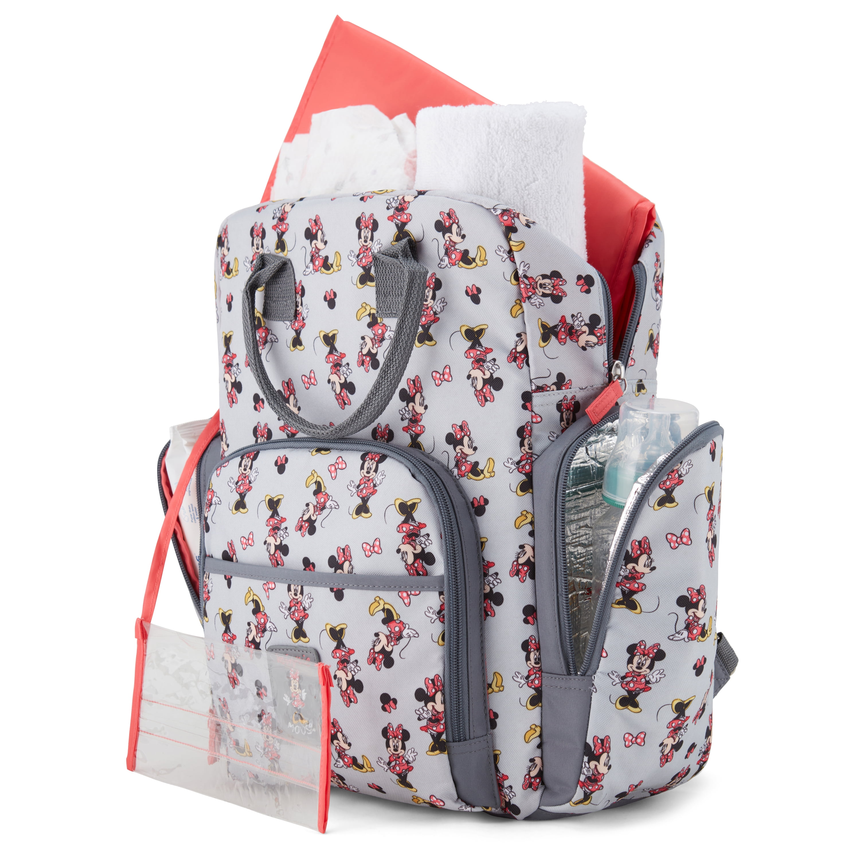 Disney Minnie Mouse Diaper Bag Backpack, Newborn