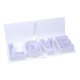 thumbnail image 5 of Caja Vacía de Flores en Forma de Letras para Regalos Personalizables Caja de Cartón Rellenable Creativa Y Versátil Empaque para Bodas Y Cumpleaños Ade Blanco, 5 of 8
